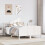 Berkfield Bed Frame without Mattress White 150x200 cm King Size Solid Wood Pine 1