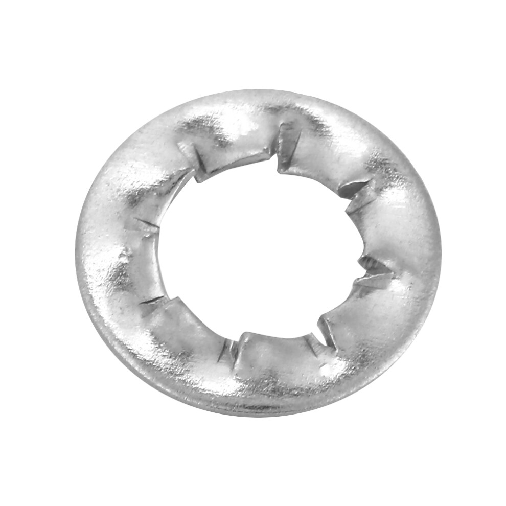 Heavy Duty Stainless Steel 100Pcs Lock Washers M6 Serrated External Flat 8451393822618