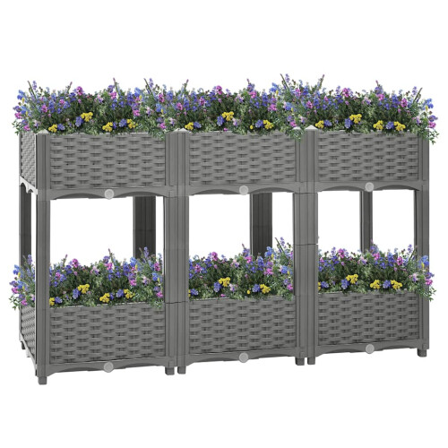 Berkfield Raised Bed 120x40x71 cm Polypropylene 1