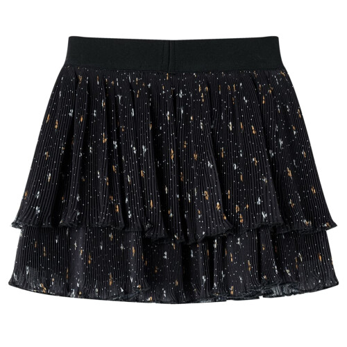 Kids' Skirt Tiered Ruffle Design Black 116 1