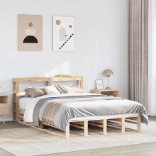 Berkfield Bed Frame without Mattress 120x190 cm Small Double Solid Wood Pine