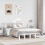 Berkfield Bed Frame without Mattress White 150x200 cm King Size Solid Wood Pine 1