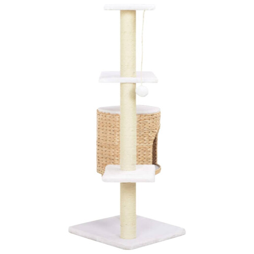 Berkfield Cat Tree with Sisal Scratching Post Seagrass 2