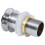 Berkfield Push Drain without Overflow Function Silver 6.4x6.4x9.1 cm 4