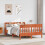 Berkfield Bed Frame without Mattress Wax Brown 120x190 cm Small Double Solid Wood Pine 1