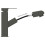 Berkfield Bathroom Basin Faucet with Pull-out Function Grey 157x172 mm 5