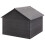 Berkfield Lawn Mower Garage Grey 80x80x70 cm WPC 4