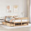 Berkfield Bed Frame without Mattress 150x200 cm King Size Solid Wood Pine 1
