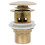Berkfield Push Drain with Overflow Function Gold 6.4x6.4x9.1 cm 3
