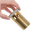 Berkfield Push Drain with Overflow Function Gold 6.4x6.4x9.1 cm 5