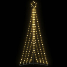 Berkfield LED Christmas Tree 339 LEDs Warm White 182 cm