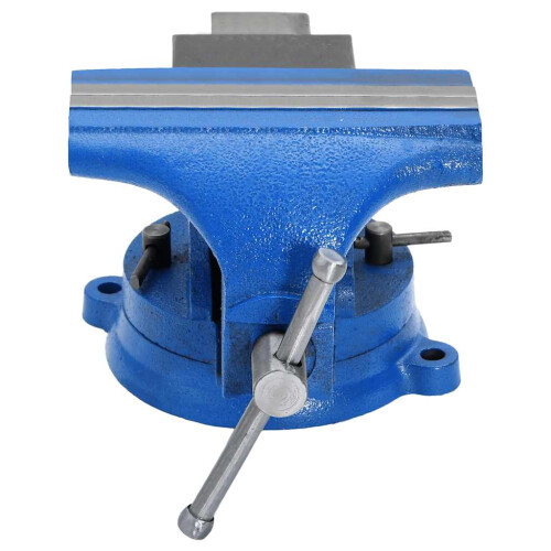 Berkfield Bench Vise Blue 150 mm Cast Iron 1