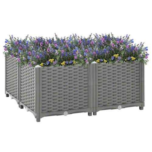Berkfield Raised Bed 80x80x38 cm Polypropylene 1