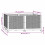 Berkfield Raised Bed 80x80x38 cm Polypropylene 6