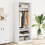Berkfield Wardrobe White 80x50x200 cm Engineered Wood 1