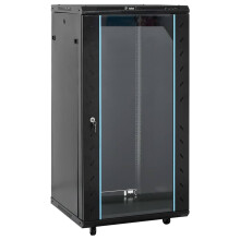 Berkfield 22U Network Cabinet 19" IP20 Black 60x60x120 cm