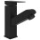 Berkfield Bathroom Basin Faucet with Pull-out Function Black 157x172 mm 3