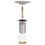 Berkfield Push Drain without Overflow Function Chrome 6.4x6.4x9.1 cm 7