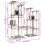 Berkfield Cat Tree with Sisal Scratching Posts Light Grey 174 cm 8