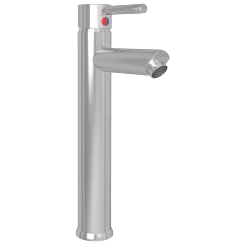 Berkfield Bathroom Mixer Tap Silver 12x30 cm 2