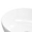 Berkfield Wash Basin White 44x17 cm Ceramic Round 7