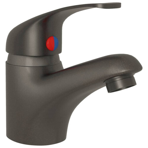 Berkfield Basin Mixer Tap Grey 13x10 cm 2