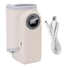 Portable Bottle Warmer with Fast Heating, Adjustable Temperature, Rechargeable 10000mAH Battery, Travel Baby Milk Warmer