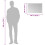 Berkfield LED Bathroom Mirror 60x40 cm 10