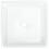 Berkfield Wash Basin White 37x37x13 cm Ceramic Square 6