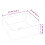 Berkfield Wash Basin White 37x37x13 cm Ceramic Square 8