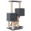 Berkfield Cat Tree with Sisal Scratching Posts Dark Grey 82 cm 5