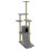 Berkfield Cat Tree with Sisal Scratching Posts Light Grey 155 cm 2