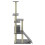 Berkfield Cat Tree with Sisal Scratching Posts Light Grey 155 cm 6
