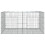 Berkfield 2-Panel Rabbit Cage 110x79x54 cm Galvanised Iron 3
