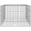 Berkfield 2-Panel Rabbit Cage 110x79x54 cm Galvanised Iron 5