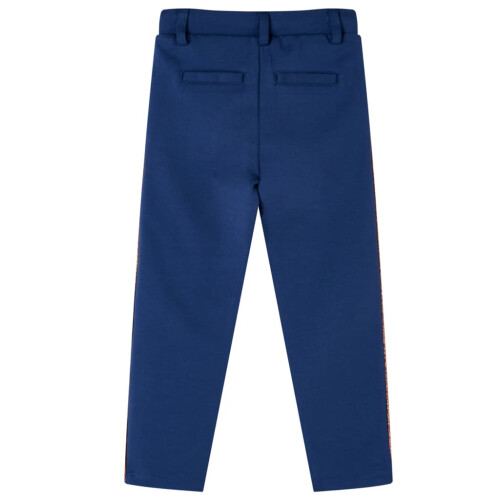 Kids' Pants with Drawstring Navy Blue 140 1