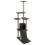 Berkfield Cat Tree with Sisal Scratching Posts Dark Grey 155 cm 2