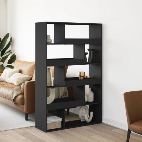 Berkfield Bookcase Black 100x33x156.5 cm Engineered Wood