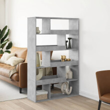 Berkfield Bookcase Concrete Grey 100x33x156.5 cm Engineered Wood