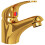 Berkfield Basin Mixer Tap Gold 13x10 cm 3