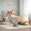 Berkfield Bookcase Bed without Mattress 75x190 cm Small Single Solid Wood Pine 1