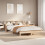 Berkfield Bed Frame without Mattress 135x190 cm Double Solid Wood Pine 1