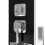 Berkfield Shower Panel Unit Glass 18x45.5x130 cm Black 6