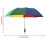 Berkfield Automatic Folding Umbrella Multicolour 124 cm 8
