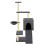 Berkfield Cat Tree with Sisal Scratching Posts Dark Grey 130.5 cm 3