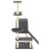 Berkfield Cat Tree with Sisal Scratching Posts Dark Grey 130.5 cm 4