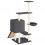 Berkfield Cat Tree with Sisal Scratching Posts Dark Grey 130.5 cm 5