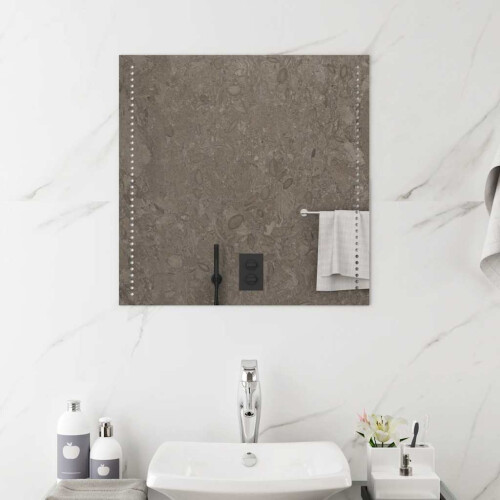 Berkfield LED Bathroom Mirror 60x60 cm 2