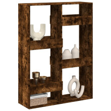 Berkfield Room Divider Smoked Oak100x33x135 cm Engineered Wood
