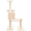 Berkfield Cat Tree with Sisal Scratching Posts Cream 94.5 cm 4